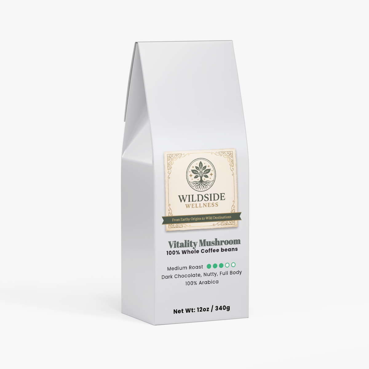 Vitality Mushroom Coffee (Medium Roast)