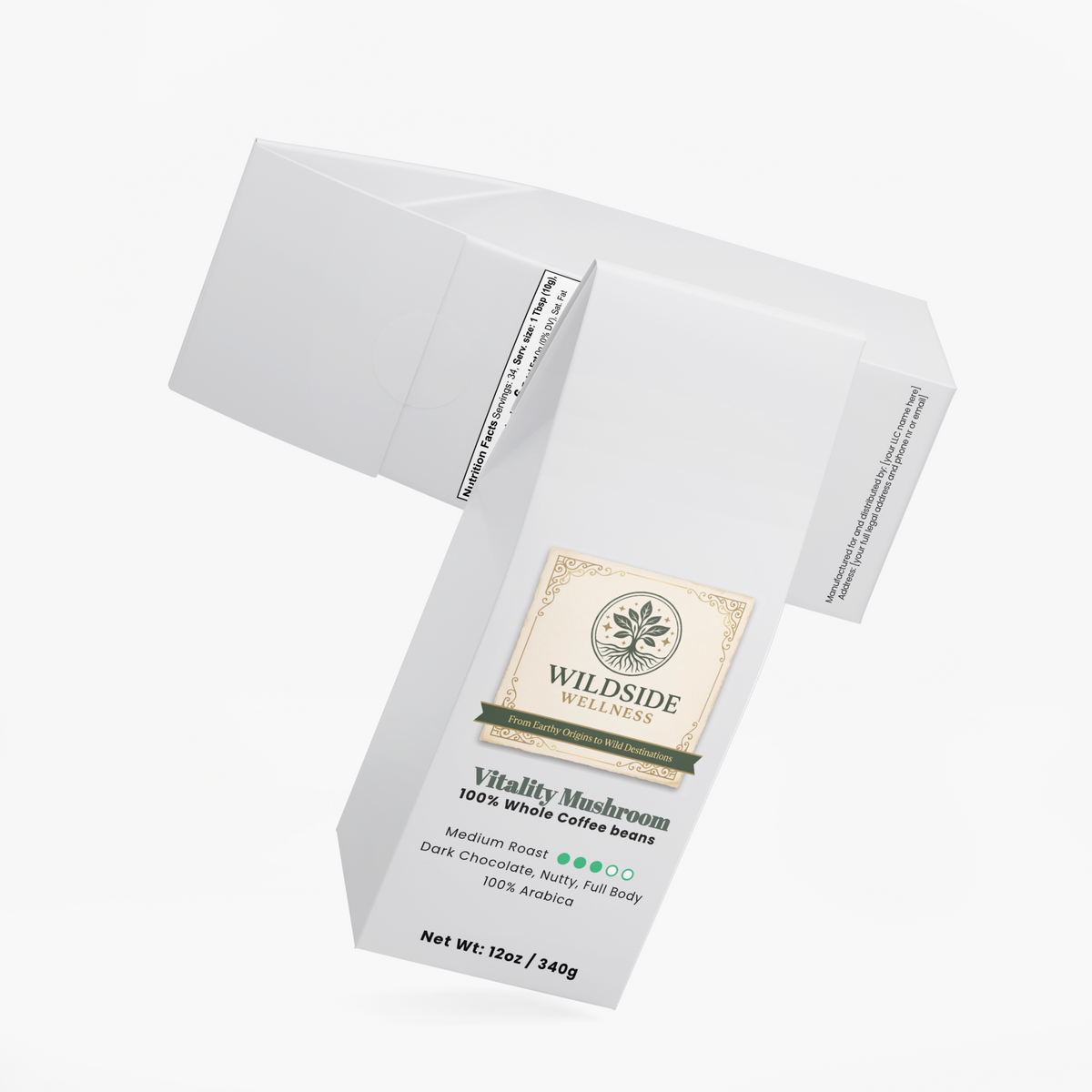 Vitality Mushroom Coffee (Medium Roast)