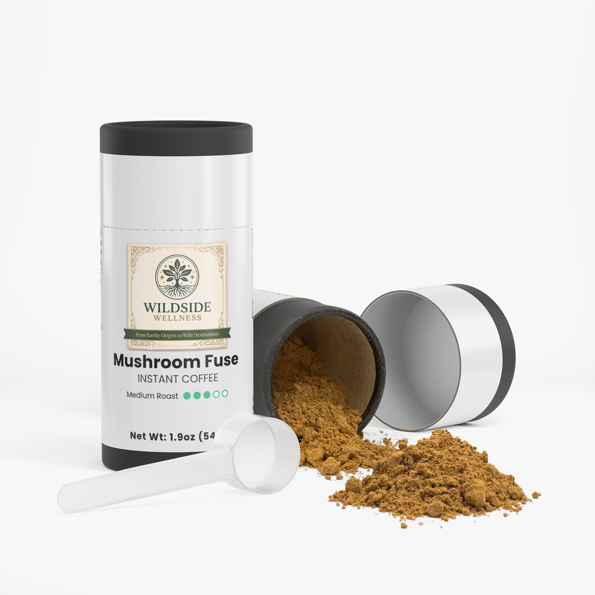 medium roast mushroom instant coffee