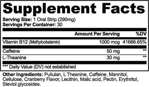 caffeine energy strips AAV37ENER