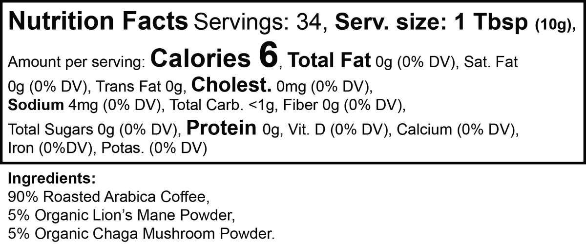 medium roast mushroom coffee (Medium Roast)